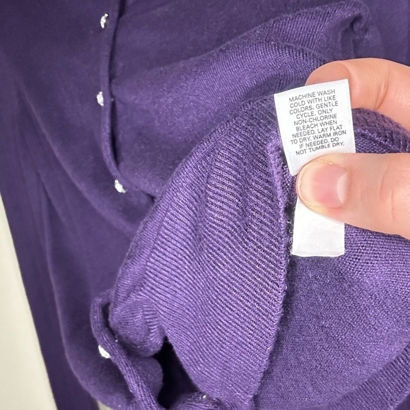 Express Small Purple Sweater - Picture 4 of 5